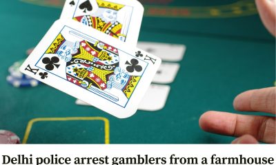 delhi police arrest gamblers