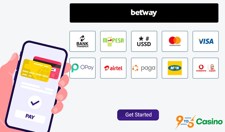 Payment Methods on Betway Nigeria