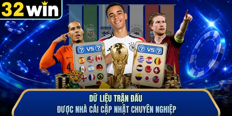 Dữ liệu trận đấu được nhà cái cập nhật chuyên nghiệp